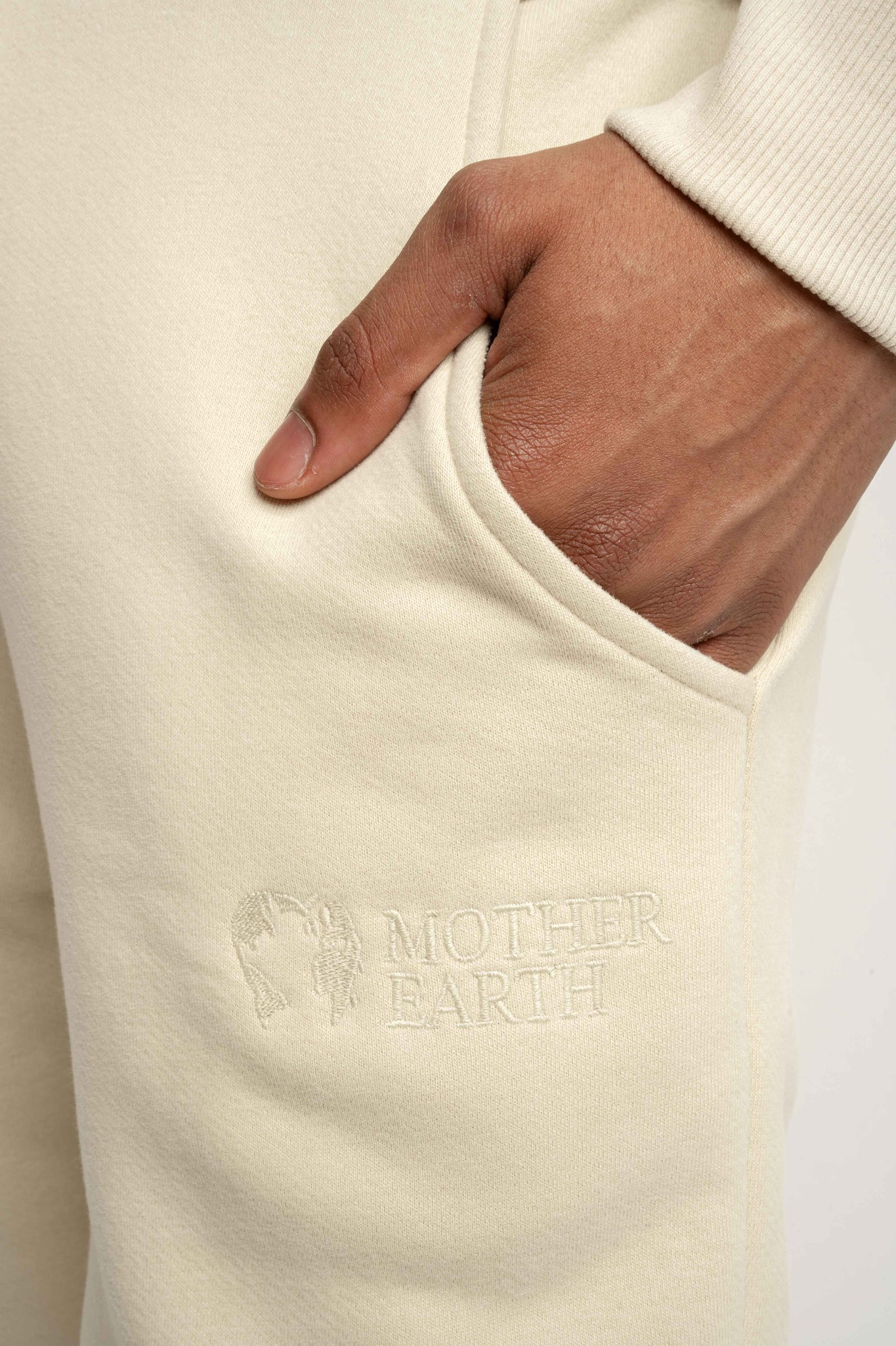 MEN'S LIGHT BEIGE SWEATPANTS - CORADO
