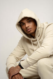 MEN'S LIGHT BEIGE HOODIE - ASTON