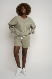 OLIVE SWEATSHORTS - LA GOMERA
