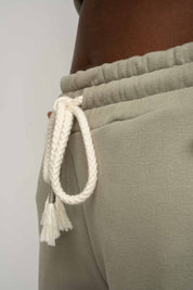 OLIVE SWEATSHORTS - LA GOMERA