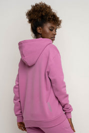 HEATHER PINK HOODIE - MOHELI