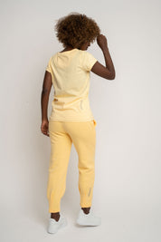 YELLOW TAPERED SWEATPANTS - ANACAPA