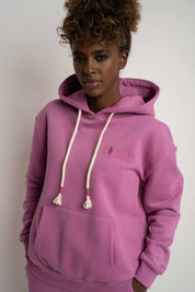 HEATHER PINK HOODIE - MOHELI
