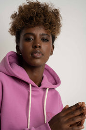 HEATHER PINK HOODIE - MOHELI