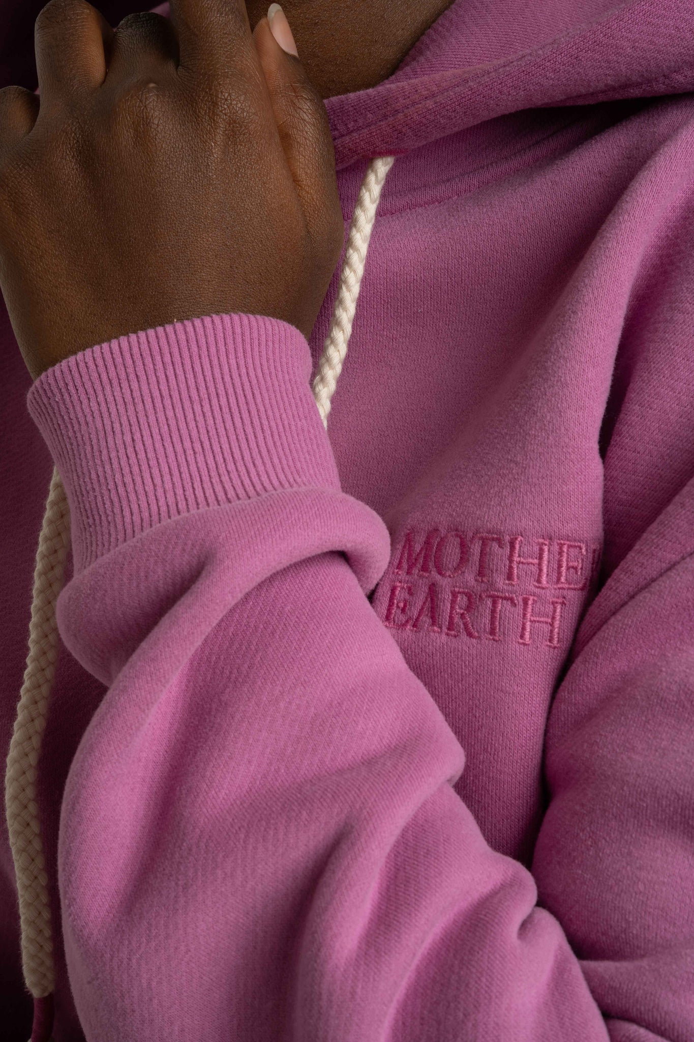 HEATHER PINK HOODIE - MOHELI