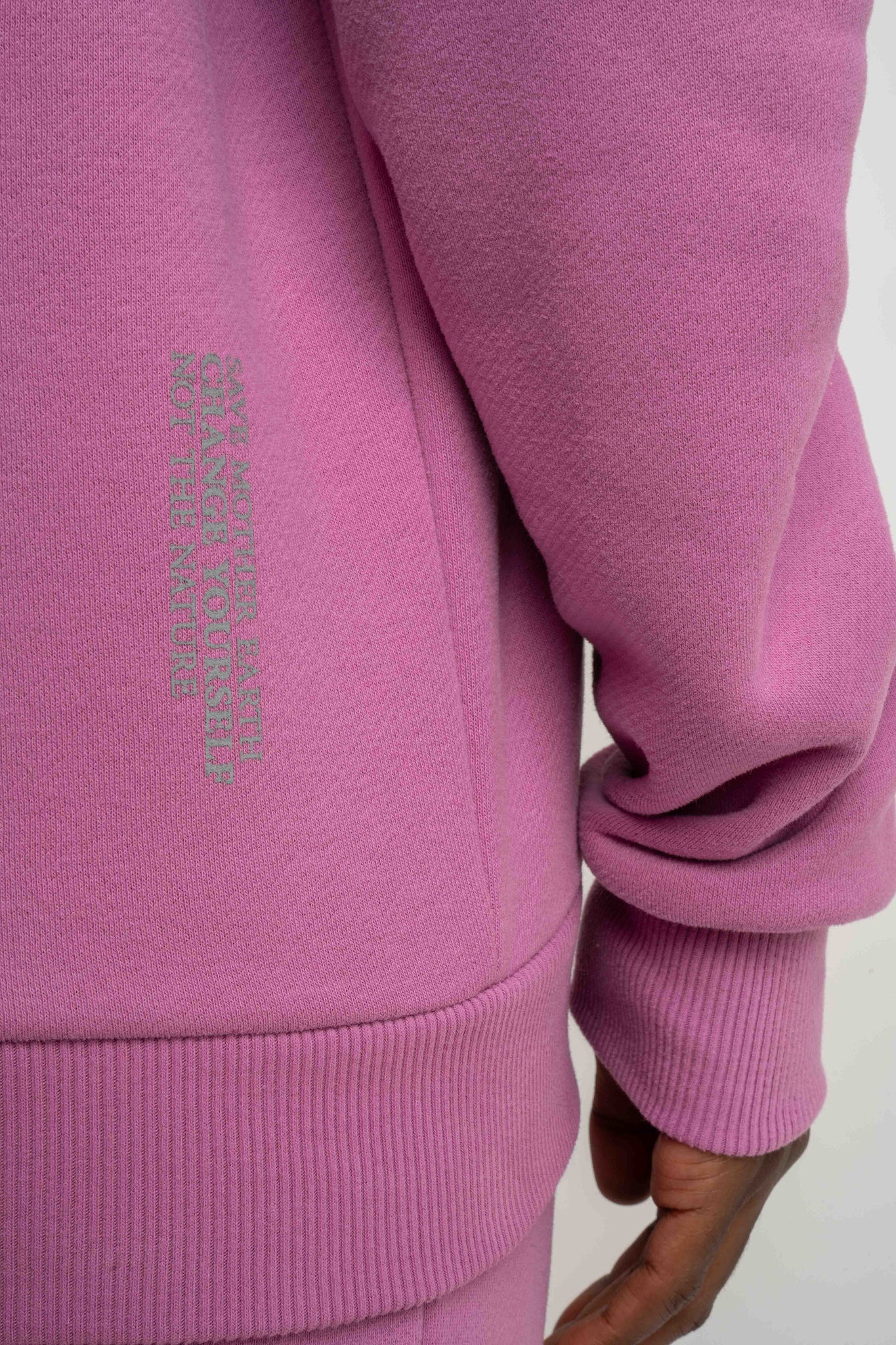 HEATHER PINK HOODIE - MOHELI