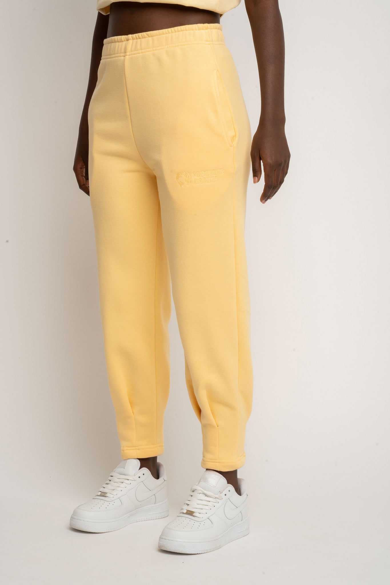 YELLOW TAPERED SWEATPANTS - ANACAPA
