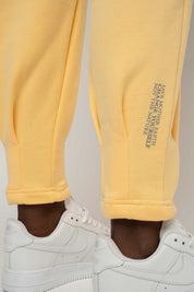 YELLOW TAPERED SWEATPANTS - ANACAPA