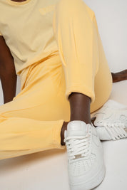 YELLOW TAPERED SWEATPANTS - ANACAPA