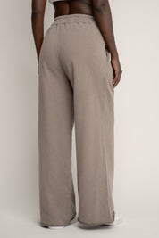 SPODNIE DRESOWE Z EFEKTEM WASHED MOCCA - ESBJERG