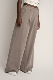 SPODNIE DRESOWE Z EFEKTEM WASHED MOCCA - ESBJERG