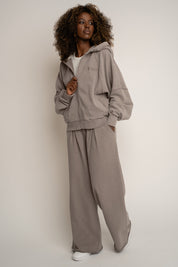 SPODNIE DRESOWE Z EFEKTEM WASHED MOCCA - ESBJERG