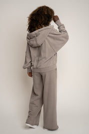 BLUZA Z EFEKTEM WASHED MOCCA - NARVIK