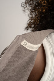 BLUZA Z EFEKTEM WASHED MOCCA - ALESUND