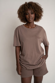 WOMEN'S T-SHIRT CAPPUCCINO - BALI