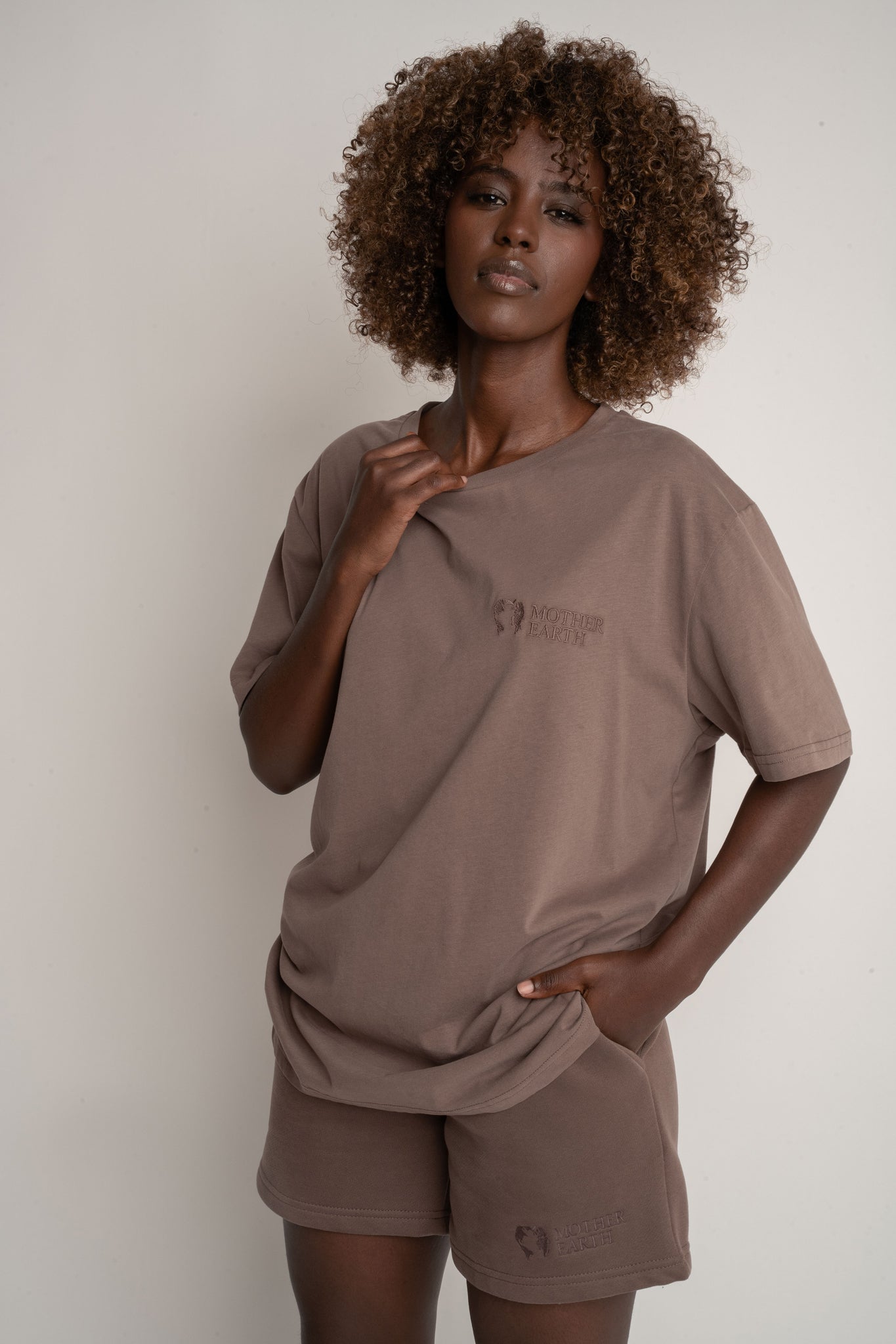 WOMEN'S T-SHIRT CAPPUCCINO - BALI