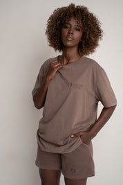 WOMEN'S T-SHIRT CAPPUCCINO - BALI