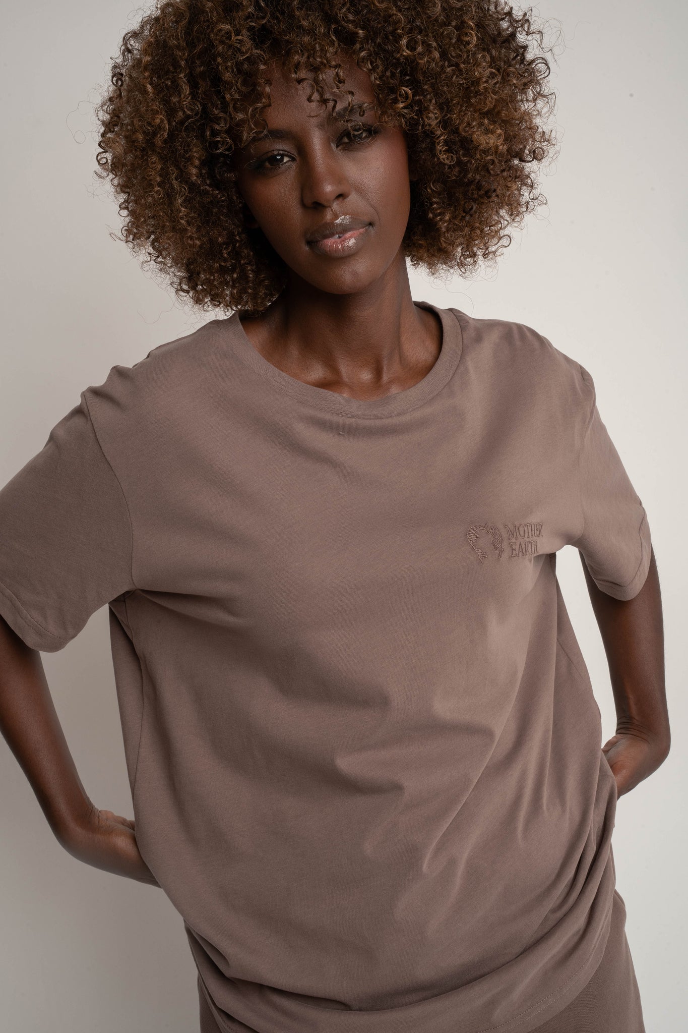 WOMEN'S T-SHIRT CAPPUCCINO - BALI