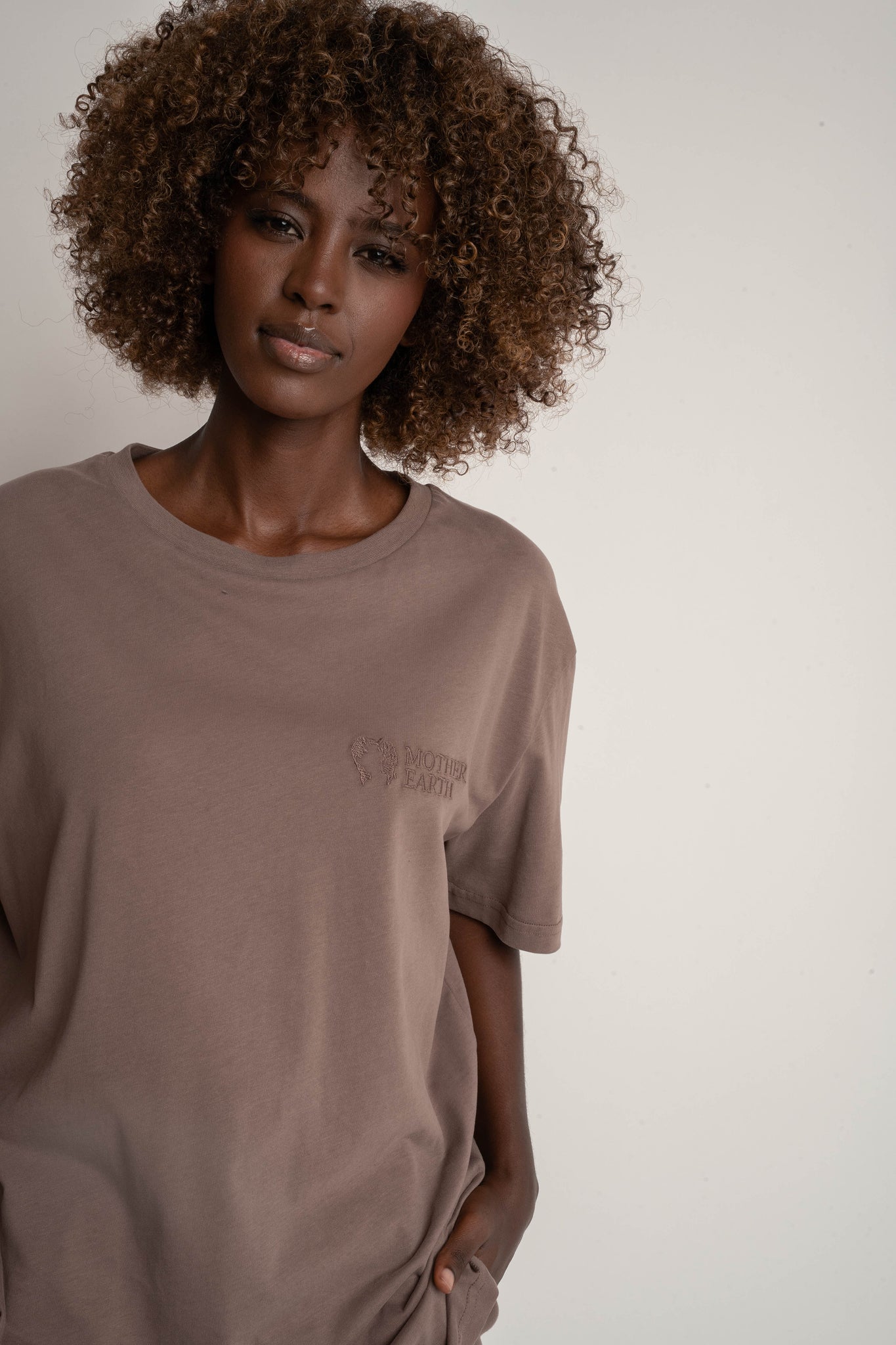 WOMEN'S T-SHIRT CAPPUCCINO - BALI