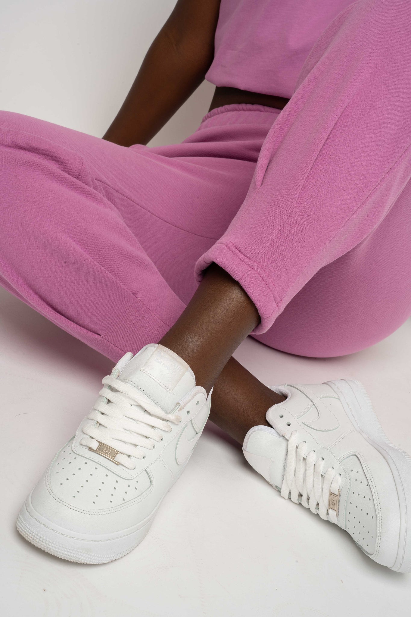 SPODNIE DRESOWE ZE ZWĘŻANYMI CUKIERKOWY RÓŻ - ANACAPA