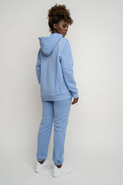 FLAX BLUE HOODIE - MOHELI