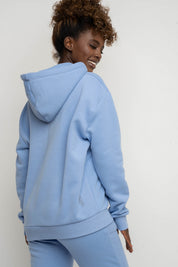 FLAX BLUE HOODIE - MOHELI