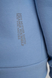 FLAX BLUE HOODIE - MOHELI