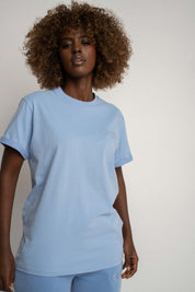 T-SHIRT DAMSKI BŁĘKITNY - TULUM