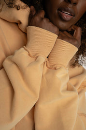 BLUZA Z EFEKTEM WASHED BRZOSKWINIOWA - OSLO