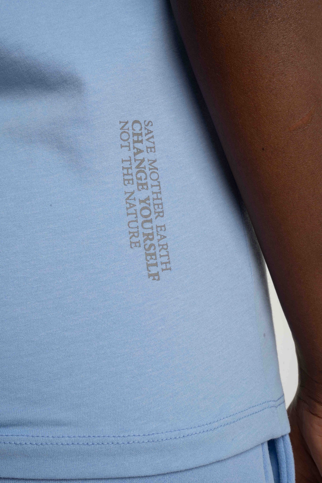 T-SHIRT DAMSKI BŁĘKITNY - SALINA