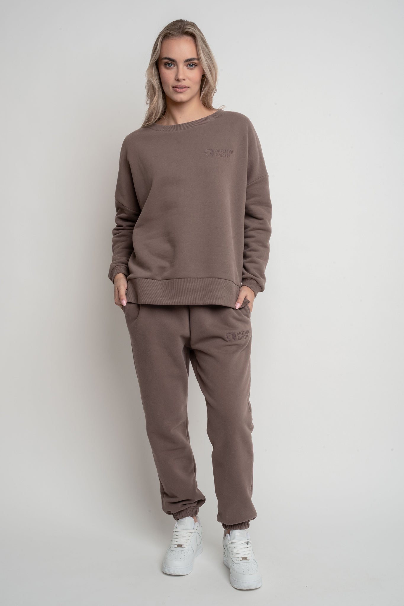 BAGGY SWEATPANTS CAPPUCCINO - KARPATOS