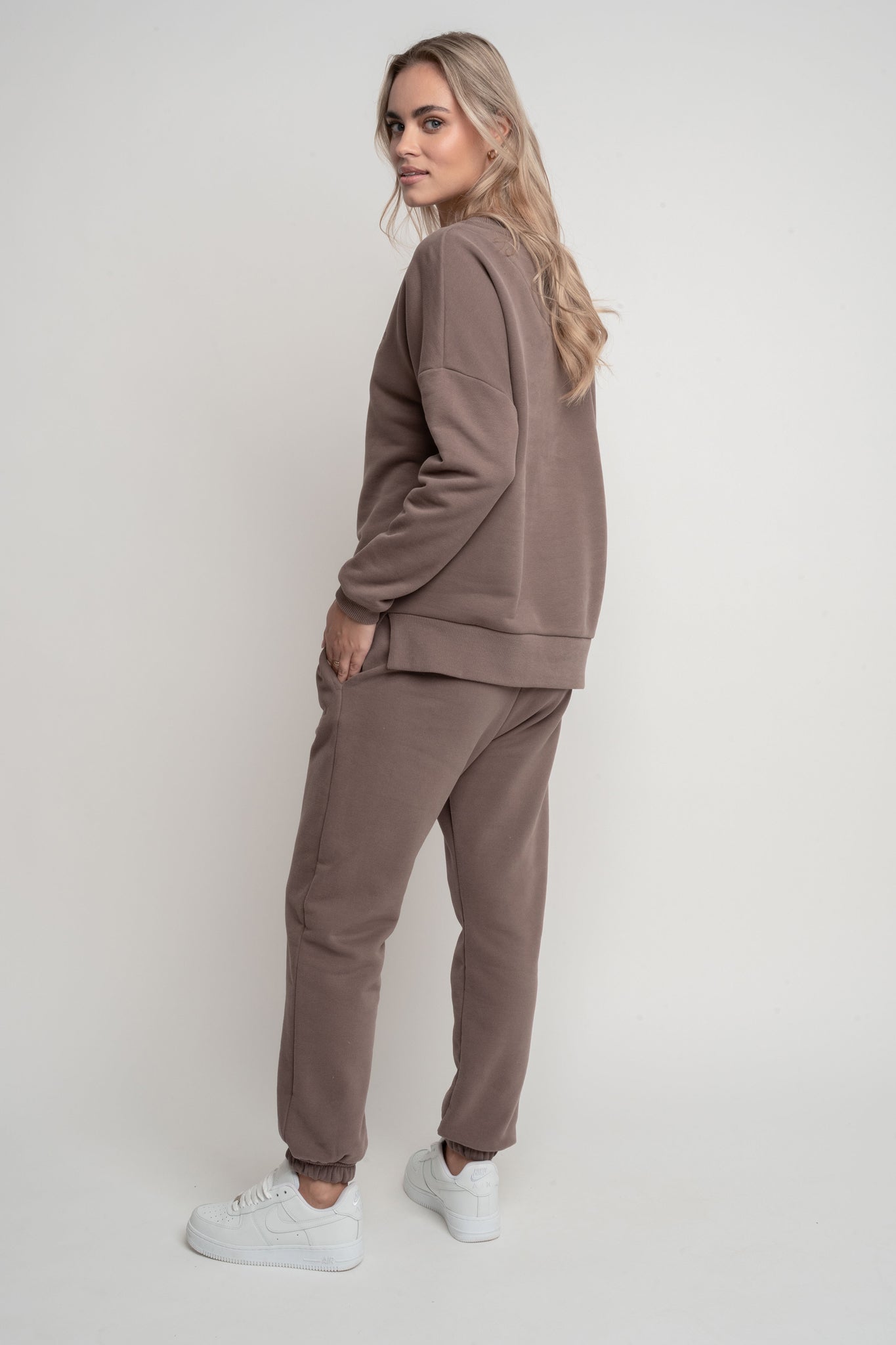 BAGGY SWEATPANTS CAPPUCCINO - KARPATOS