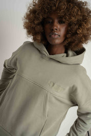 BLUZA Z KAPTUREM OLIWKOWA - MURIA
