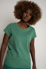 T-SHIRT DAMSKI ZIELONY- SALINA