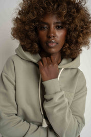 HOODIE SAGE GREEN - MOHELI