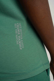 T-SHIRT DAMSKI ZIELONY- SALINA