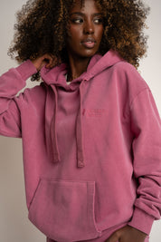 BLUZA Z EFEKTEM WASHED FIOLETOWA - LAPLAND