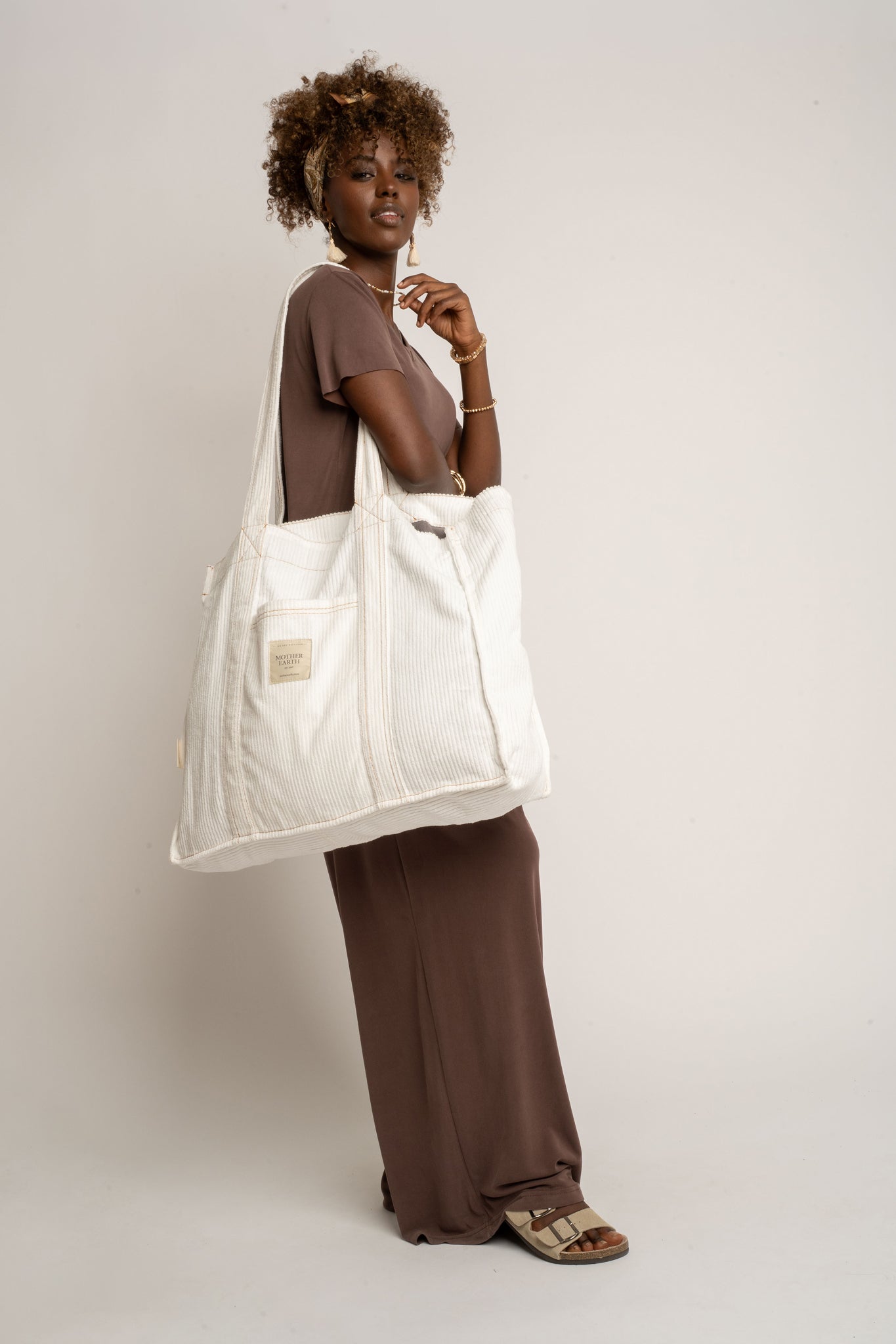 TORBA TYPU SHOPPER  BAG BIAŁA - MIAMI