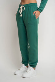 GREEN BAGGY SWEATPANTS - KARPATOS