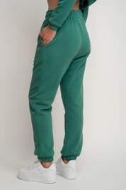 GREEN BAGGY SWEATPANTS - KARPATOS