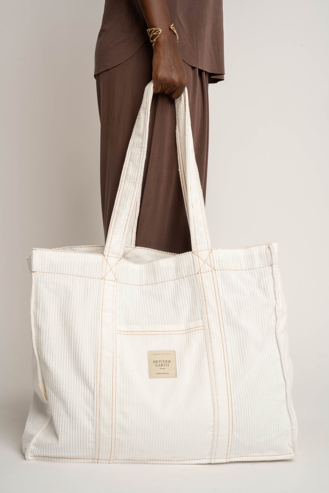 TORBA TYPU SHOPPER  BAG BIAŁA - MIAMI