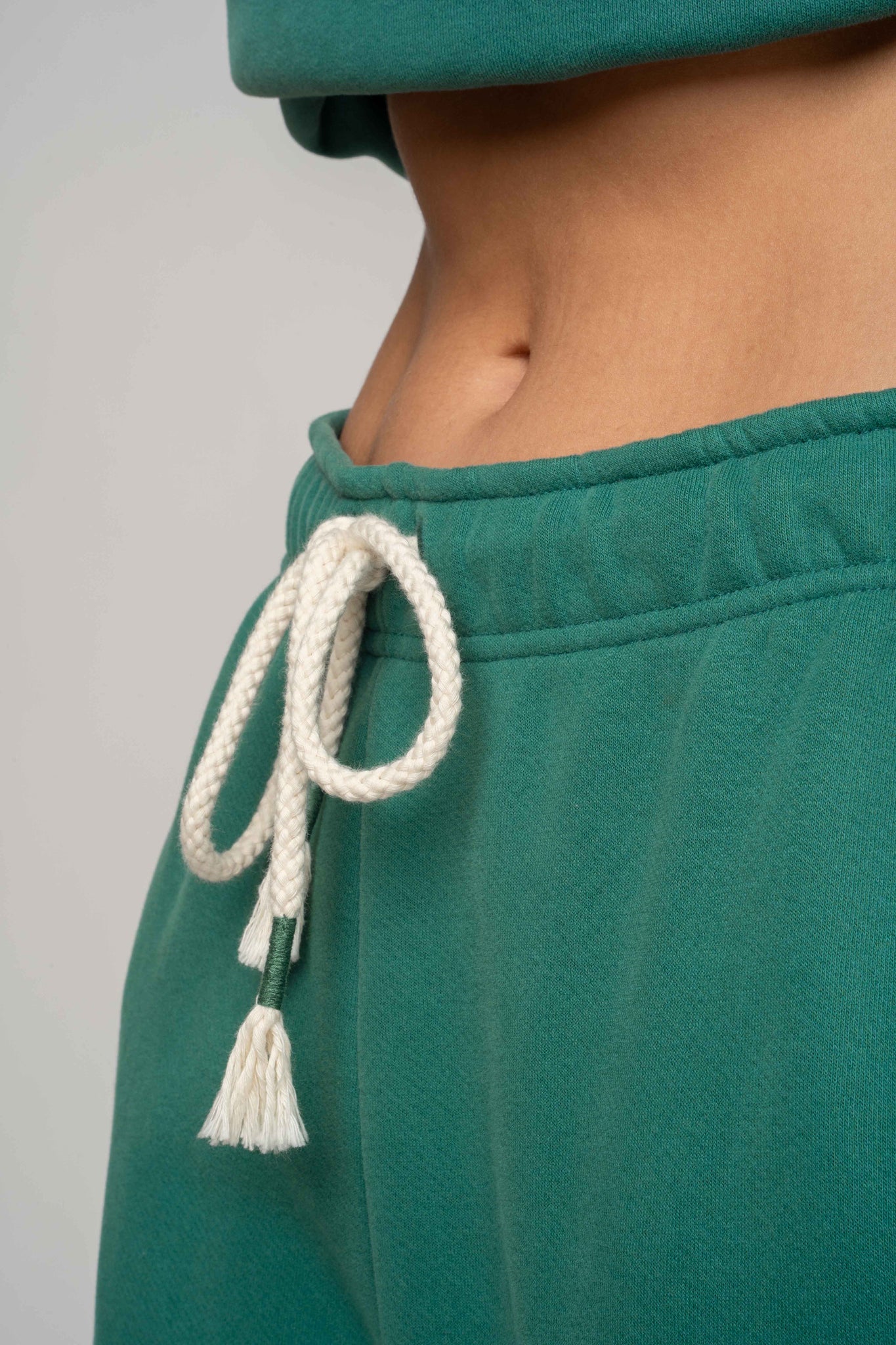 GREEN BAGGY SWEATPANTS - KARPATOS