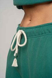 GREEN BAGGY SWEATPANTS - KARPATOS