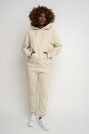 DUST BEIGE HOODIE - MOHELI