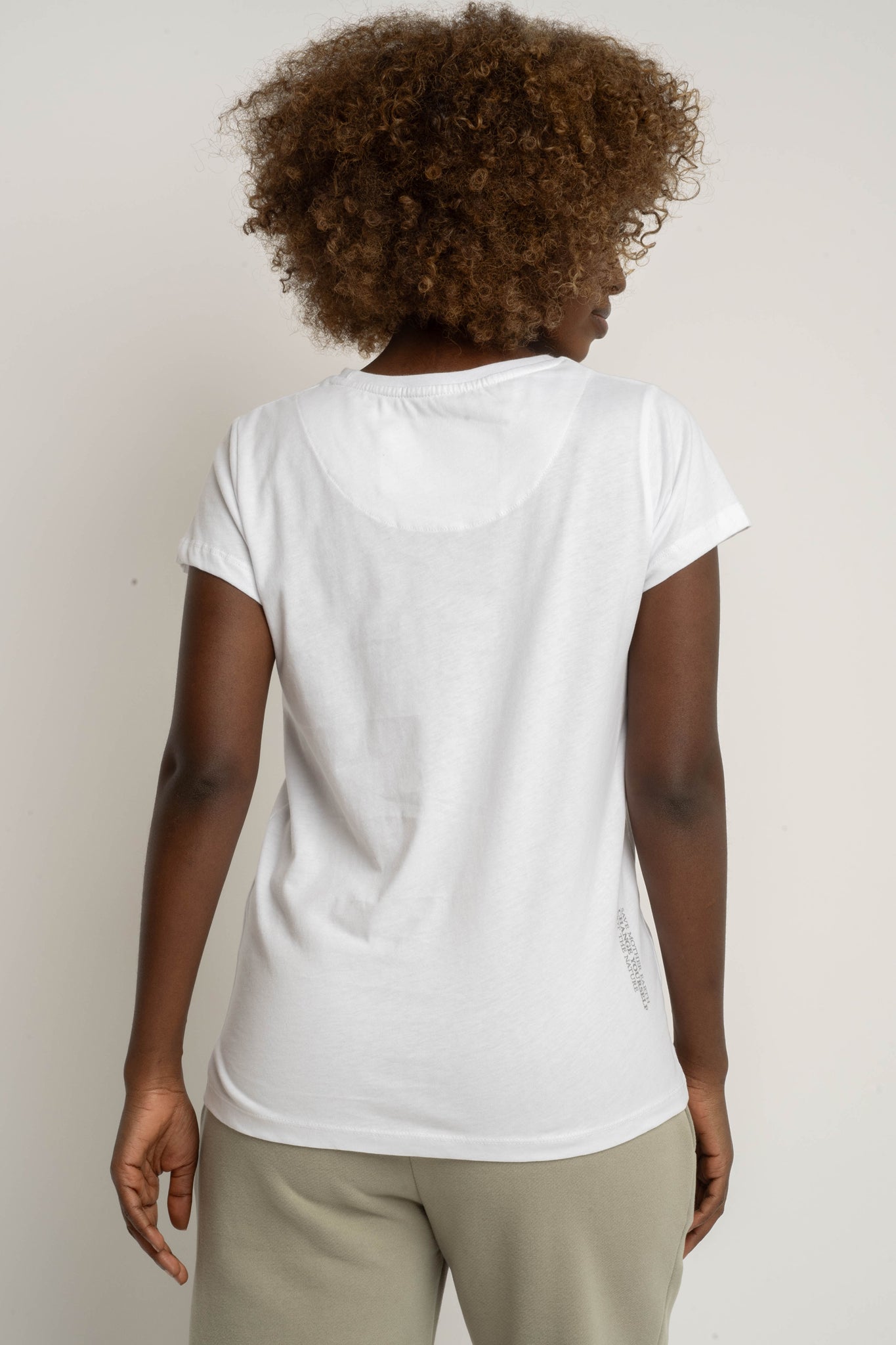 T-SHIRT DAMSKI BIAŁY - SALINA