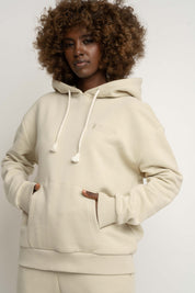 DUST BEIGE HOODIE - MOHELI