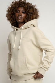 DUST BEIGE HOODIE - MOHELI