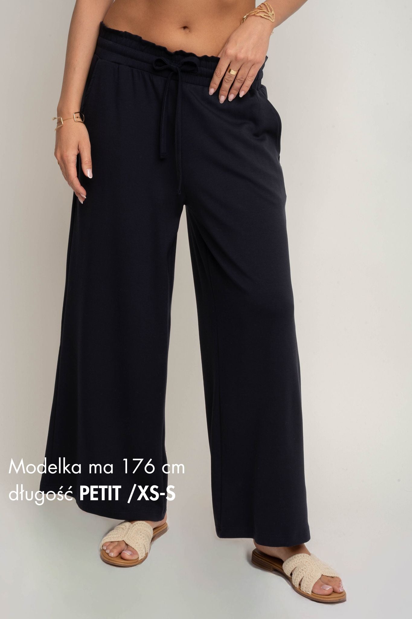 WOMEN'S NAVY MODAL TROUSERS - CALDERA