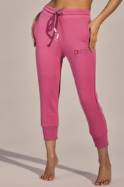 7/8 LENGTH FITTED PINK SWEATPANTS - FIDŹI