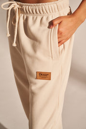 UNISEX LIGHT BEIGE SWEATPANTS - HANOWER